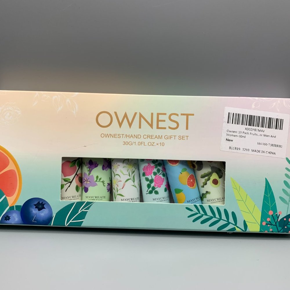 *NIB* Ownest Hand Cream Gift Set of 10 Scents